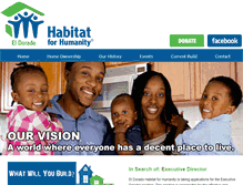 Tablet Screenshot of habitat-eldorado.org